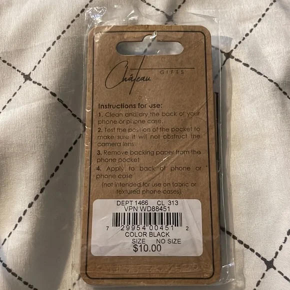 2/$20 Victoria Secret Phone Card Holder (black) - Picture 2 of 5